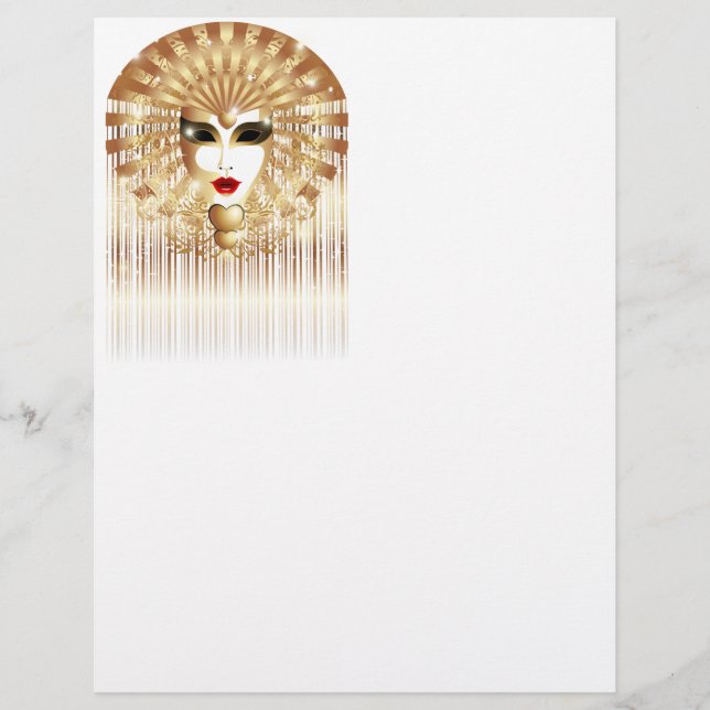 Mask de la Fête du Venice Carnival (Devant)