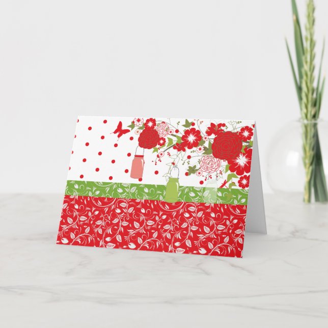 Mason Jar Noël Toute l'occasion Carte (Devant)