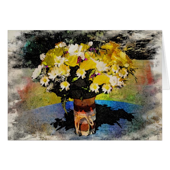 Mason Jar Summer Floral Bouquet Toutes les occasio (Devant Horizontal)