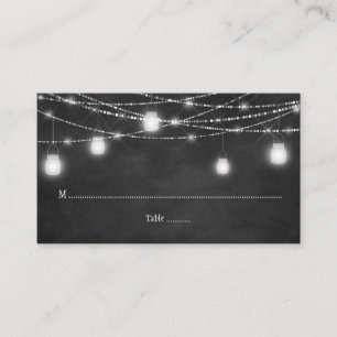 Mason Jars Chaîne Lights Tableau de montage Cartes