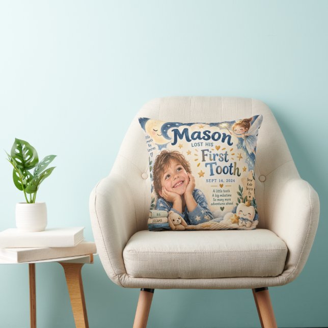 Mason Première Dent Perdue Coussin de Réalisation  (Chaise)