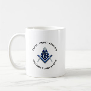 Masonic Mug Blue Clean