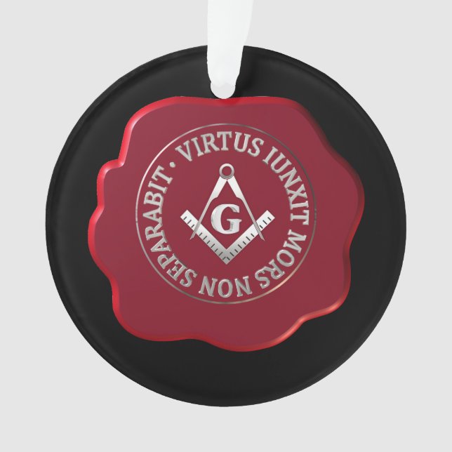Masonic sceau de cire (devant)