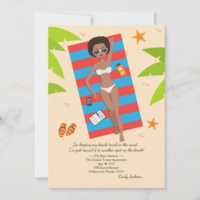 Masque Dans Le Faire-part De Déplacement Sun 2 (Devant)