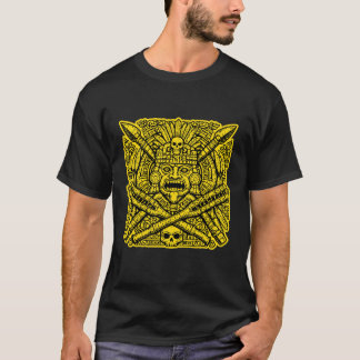 Masque de guerrier maya T-Shirt Art tribal