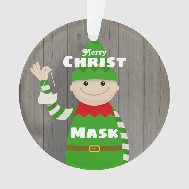 Masque de Noël (devant)