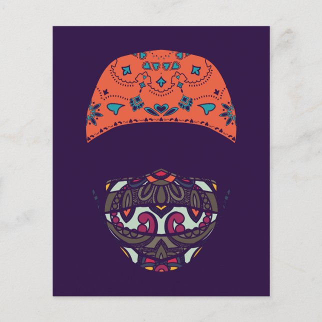 masqué de paisley (Devant)