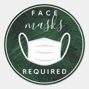 Masque de visage tropical requis étiquette