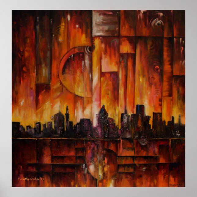 Masque Detroit-Motown - Impression en toile (Devant)