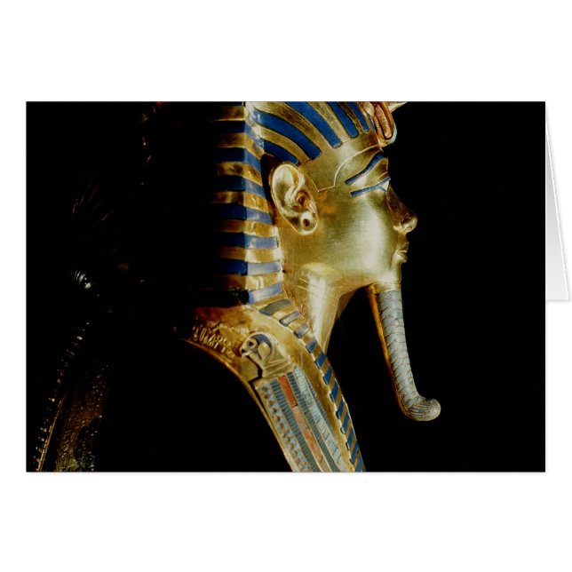 Masque d'or de Tutankhamun (Devant horizontal)