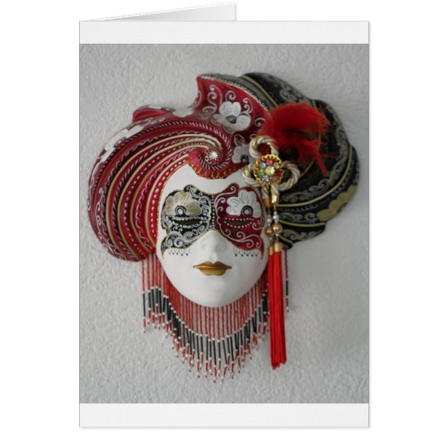 Masque en céramique vénitienne (Devant)