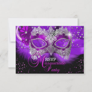Masque en dentelle à paillettes RSVP Mascarade Vio
