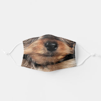 Masque En Tissu Bouche de chien du Yorkshire Terrier réaliste