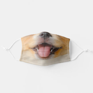 Masque En Tissu Bouche de Chien Poméranien mou