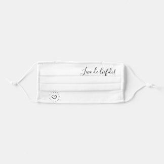 Masque En Tissu Capuchon de l'embouchure - Vive de Liefde