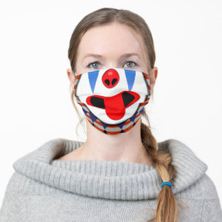 Masque En Tissu Joyeux visage de clown