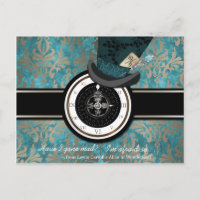 Masque enregistrez la carte postale Date