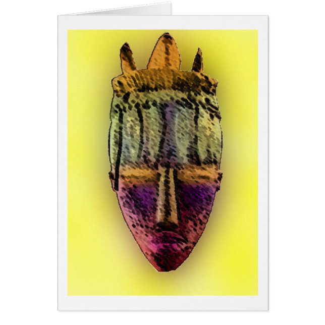 Masque ethnique - Afrique (Devant)