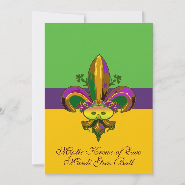 Masque Fleur de lis (Devant)