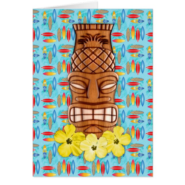 Masque hawaïen de Tiki (Devant)