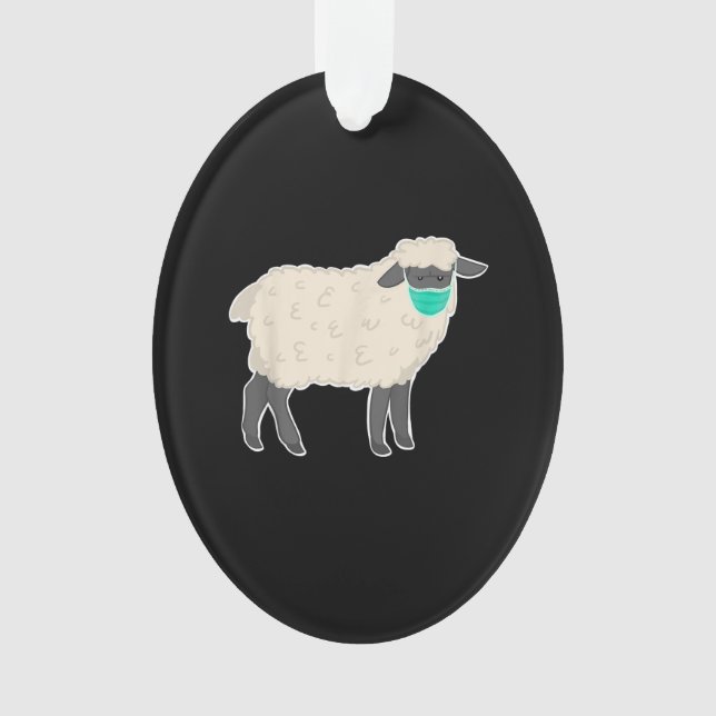 Masque simple à porter pour les moutons | Cadeau a (devant)