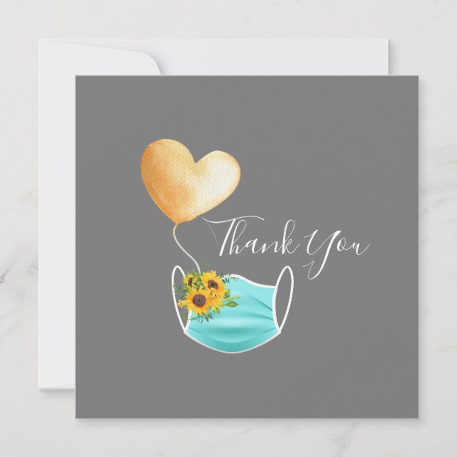 Masque Visage & Fleurs Merci (Devant)