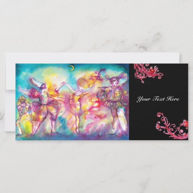 MASQUERADE, Mardi Gras Masques, Danse, Musique (Devant)