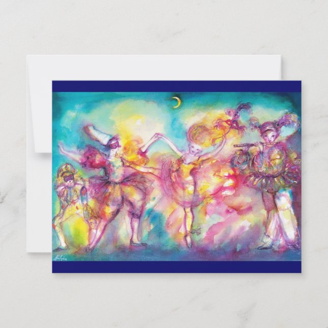 MASQUERADE, Mardi Gras Masques, Danse, Musique (Devant)