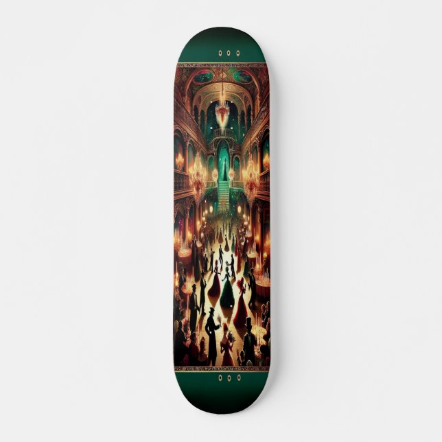 "Masquerade Mystique : Victorian Ball Skateboard D (Devant)