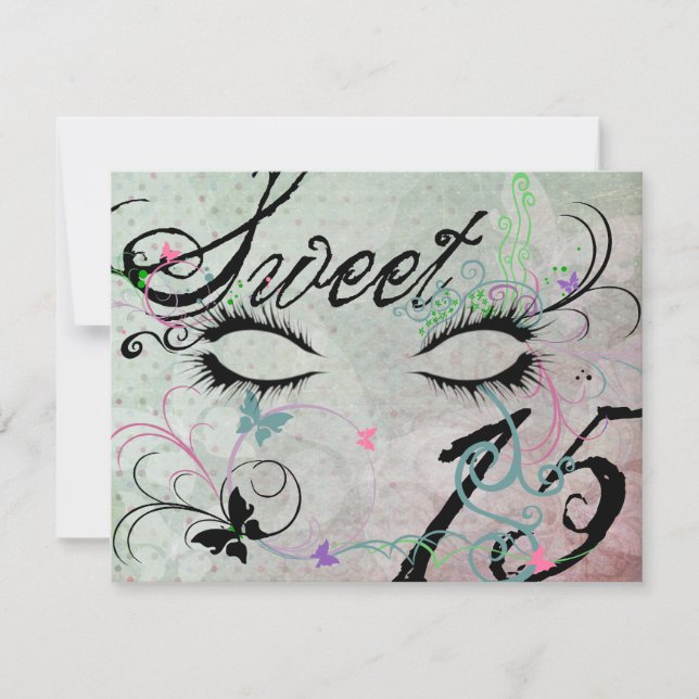 Masquerade Sweet 15 Invitations (Devant)