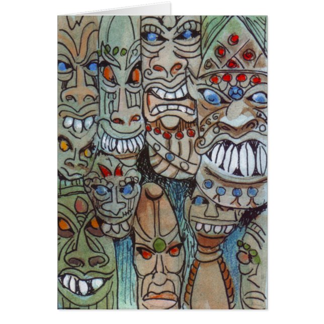 Masques d'Afican (Devant)