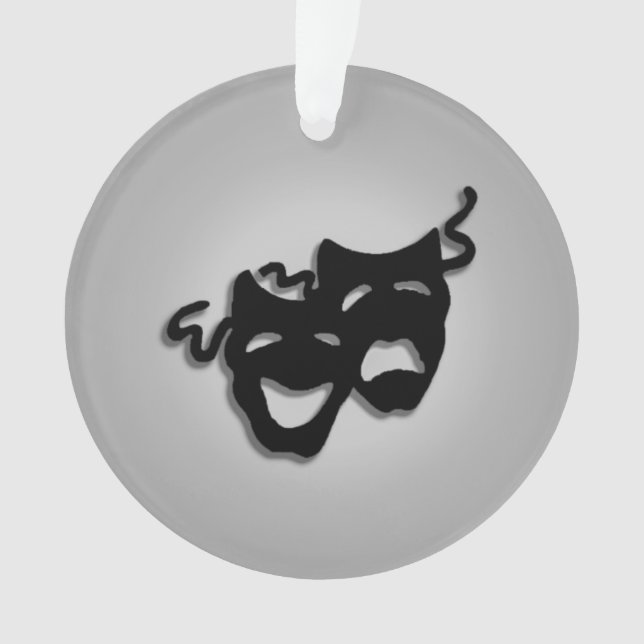 Masques de théâtre comique et de tragédie (devant)
