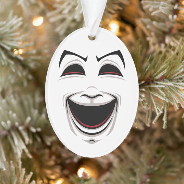 Masques de théâtre de comédie et de tragédie (Arbre)