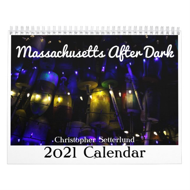 Massachusetts après le calendrier 2021 de la nuit (Protection)