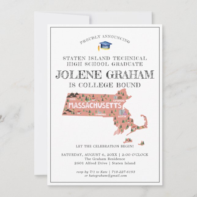 Massachusetts | College Bound Graduation Party (Devant)