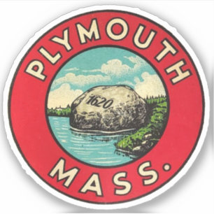 Massachusetts Plymouth - Sticker