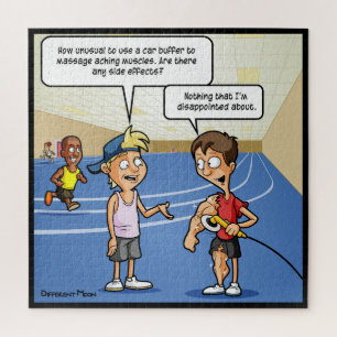 Massage de tampon de voiture amusant puzzle