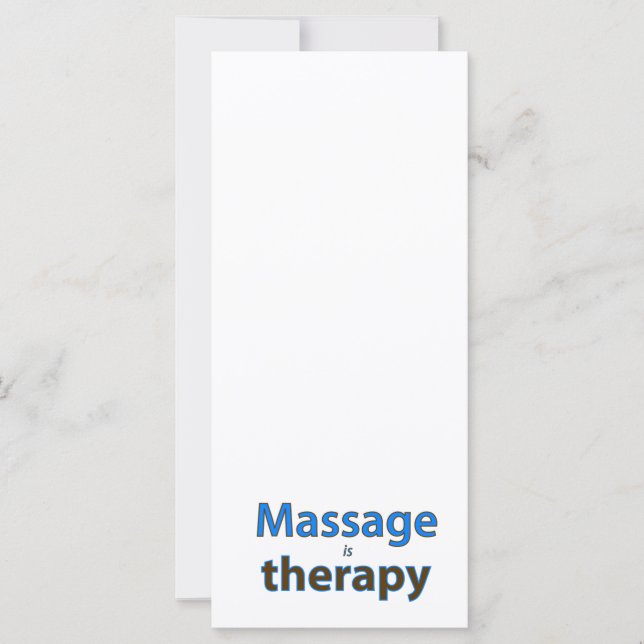 Massage est thérapie (Devant)