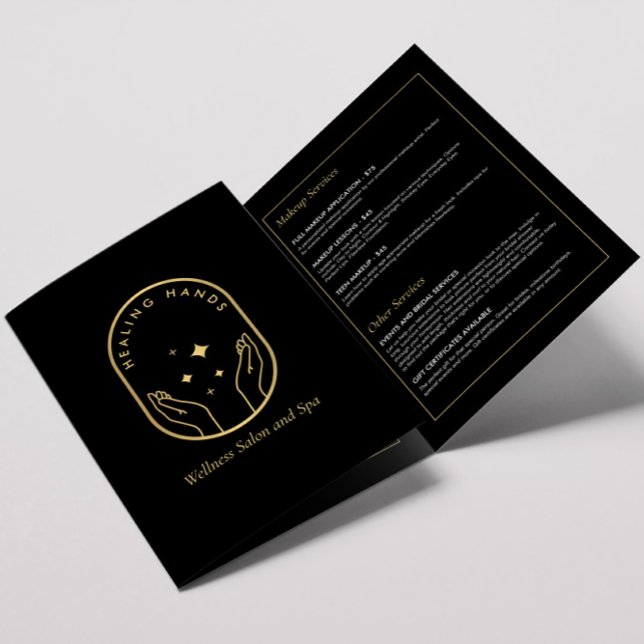 Massage mains de guérison moderne, Brochure bien-ê (Créateur téléchargé)