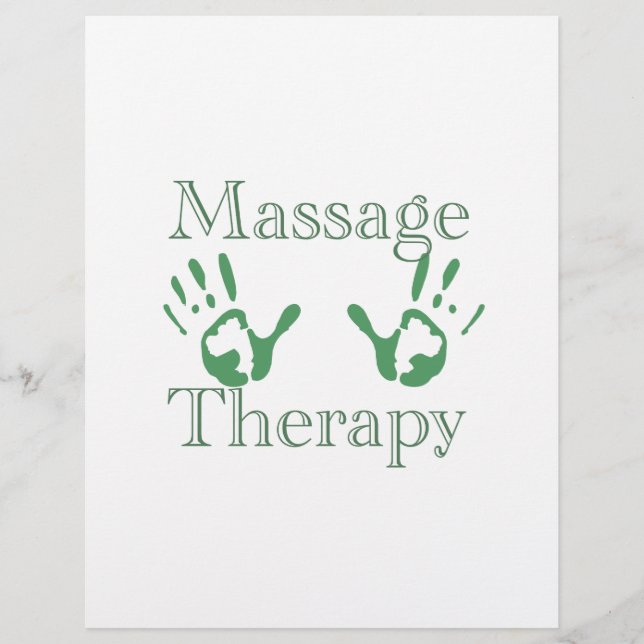Massage-thérapie empreintes à main (Devant)