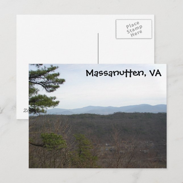 Massanutten VA, carte postale (Devant / Derrière)