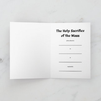 Masse de Saint Grégoire le Grand Durer, carte d'in