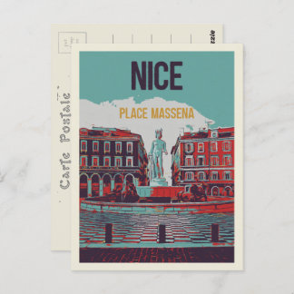 Massena carré Nice France Carte postale