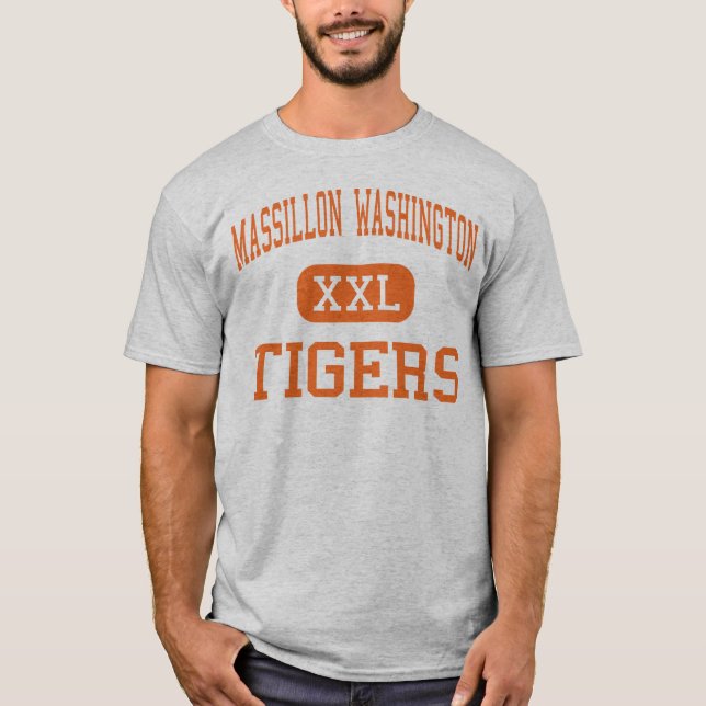Massillon Washington - tigres - haut - Massillon (Devant)