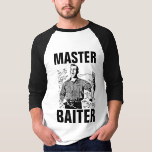 MASTER BAITER, Drôle T-shirts de pêche