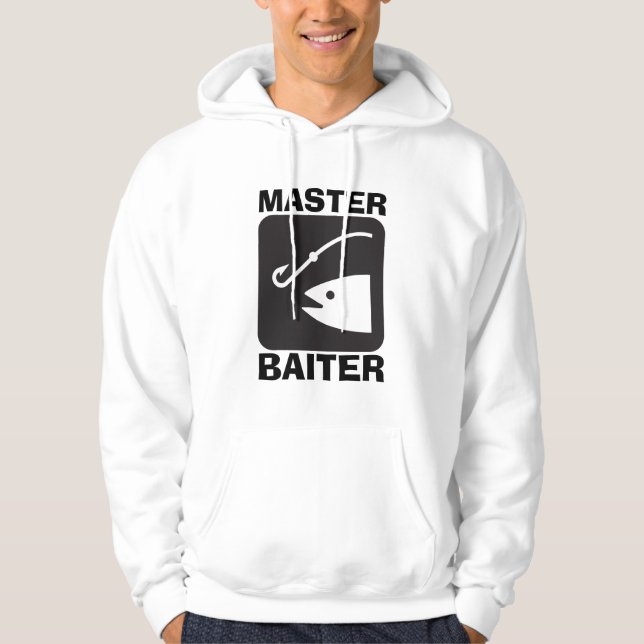 MASTER BAITER, Drôle T-shirts de pêche SWEAT - SHI (Devant)