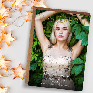 Master It Graduate Gold Faire-part photo