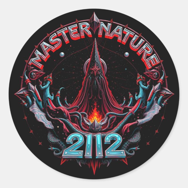 Master Nature 2112 Space Trippin' Stickers (Devant)