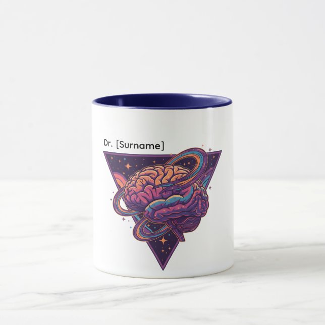 Master of the Mind - Personalized Dr. [Name] Mug (Centre)