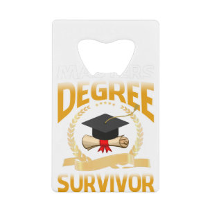 Master Survivor Funny Graduation T-shirt